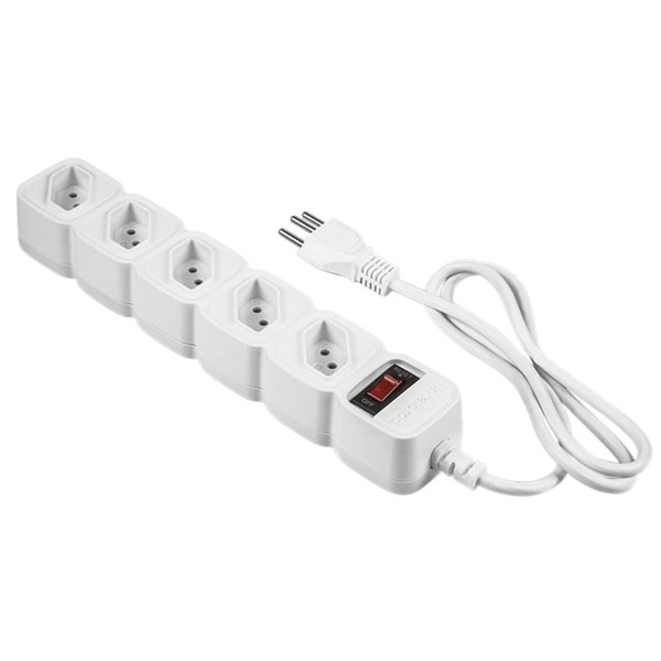 Filtro de Linha 5 Tomadas - Branco EPE 205 - Intelbras