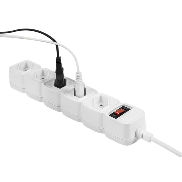 Filtro de Linha 5 Tomadas - Branco EPE 205 - Intelbras