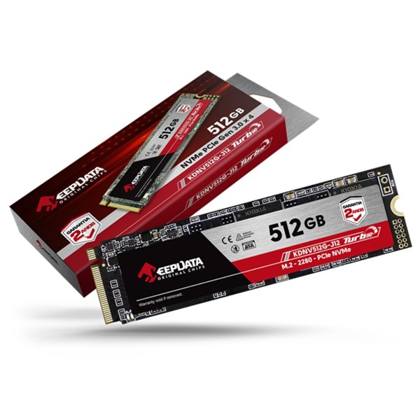SSD 512GB M.2 NVMe 2280 - Leitura 2400Mbps Gravação 1700Mbps - KeepData