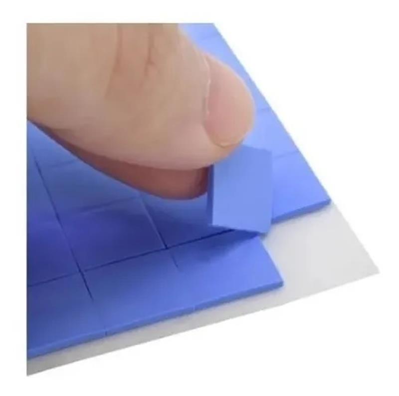 Thermal Pad Dissipador Térmico - Espessura 1.0mm - Tamanho 10x10cm - 4.5w/mk - Cortado 1x1cm - Power UP