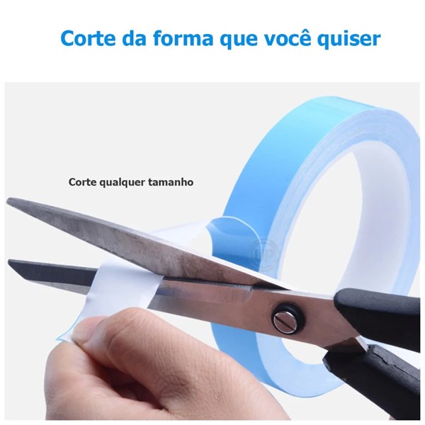 Fita Térmica Adesiva Dupla Face ThermalTape - 1.5W/wK - Largura 10mm - Comprimento 5 Metros - Power UP