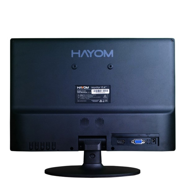 Monitor 15,4" 1280×768 60Hz - HDMI e VGA - MO6006 - Hayom