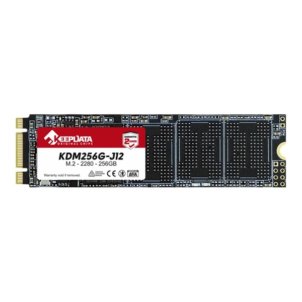 SSD 256GB M.2 SATA NGFF 2280 - Leitura 550Mbps Gravação 500Mbps - KeepData