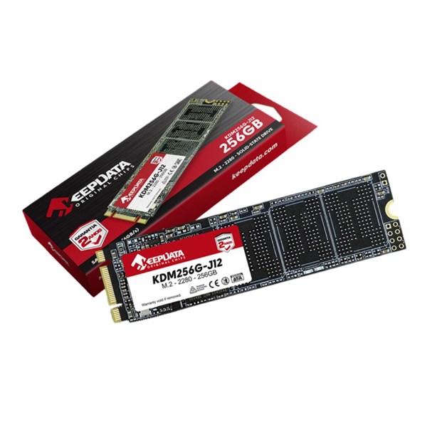 SSD 256GB M.2 SATA NGFF 2280 - Leitura 550Mbps Gravação 500Mbps - KeepData