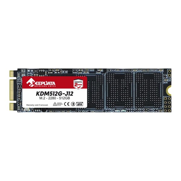 SSD 512GB M.2 SATA NGFF 2280 - Leitura 550Mbps Gravação 500Mbps - KeepData