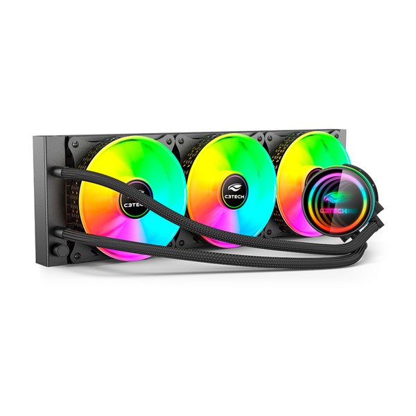 Water Cooler 360mm - Preto - FC-W360RGB - C3Tech