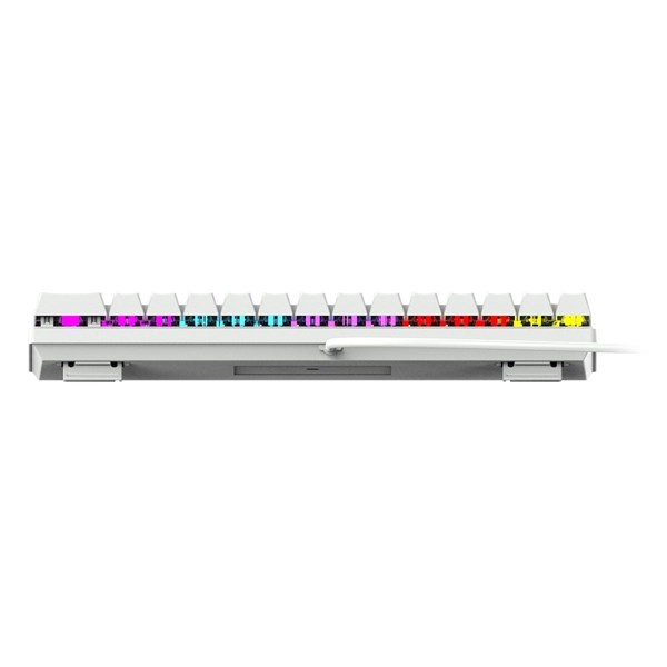 Teclado Mecânico Anihi White - Switch Blue - LED Rainbow - 60% Compacto ABNT2 - ANIHIWHBL - VINIK