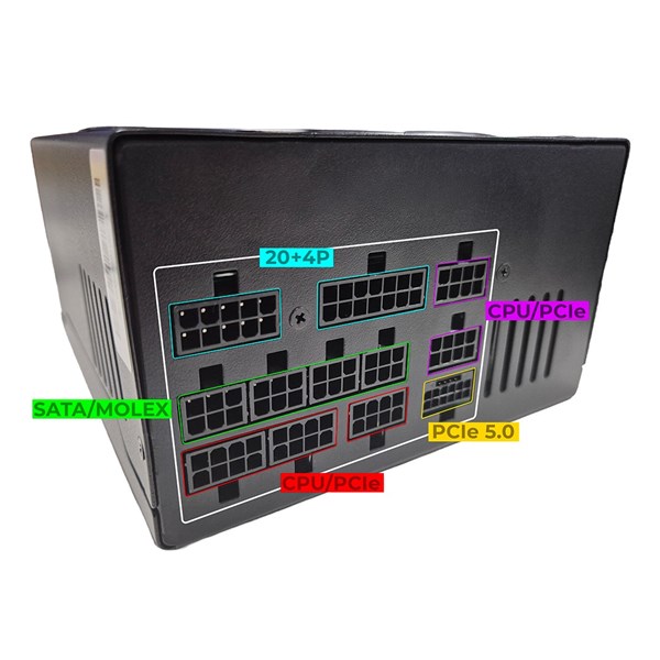 Fonte ATX 1000W Gamer Full Modular 80Plus 80+ GOLD - PS-G1000 - C3Tech