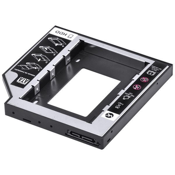 Adaptador Caddy Para Hd Ou Ssd Gaveta Dvd Notebook Sata 12.7mm AC-127