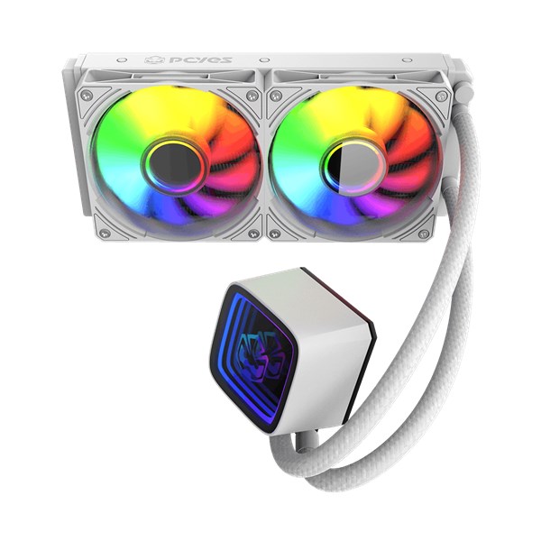 Water Cooler 240mm Tundra White Ghost ARGB - WCTWG240 - PCYES