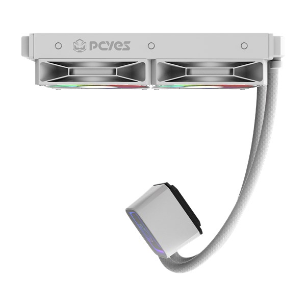 Water Cooler 240mm Tundra White Ghost ARGB - WCTWG240 - PCYES