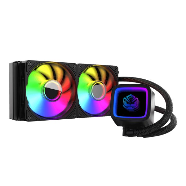 Water Cooler 240mm Tundra Black Vulcan ARGB - WCTBV240 - PCYES