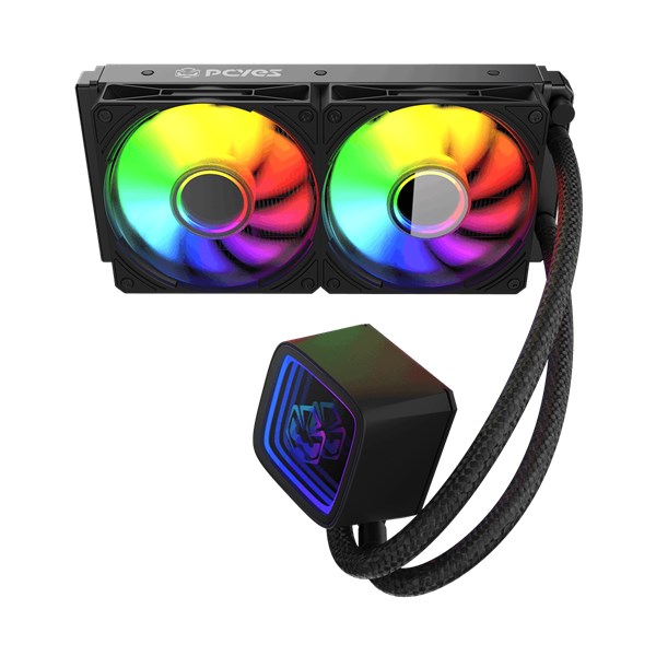 Water Cooler 240mm Tundra Black Vulcan ARGB - WCTBV240 - PCYES
