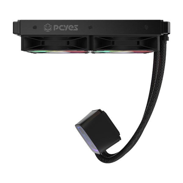 Water Cooler 240mm Tundra Black Vulcan ARGB - WCTBV240 - PCYES