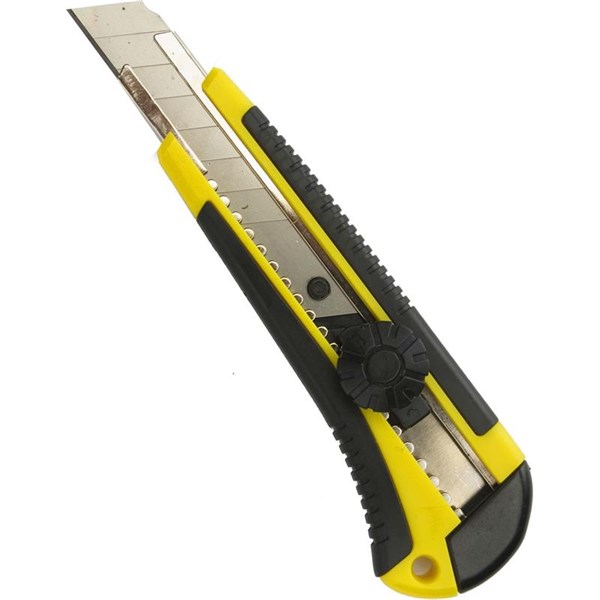 ESTILETE LARGO 18MM PROFISSIONAL CABO EMBORRACHADO FERTAK