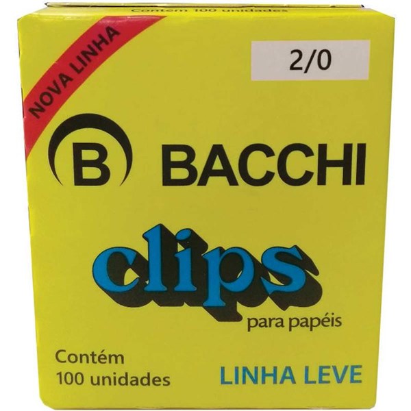 CLIPS GALVANIZADO ACO 2/0 C/ 100UN