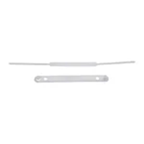 GRAMPO TRILHO 195X58mm BRANCO C/50UND - DELLO