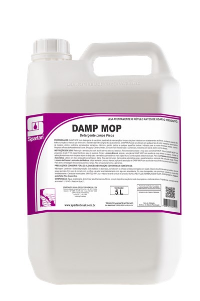 LIMPADOR MULTIUSO 5L DETERGENTE DAMP MOP LIMAO - SPARTAN