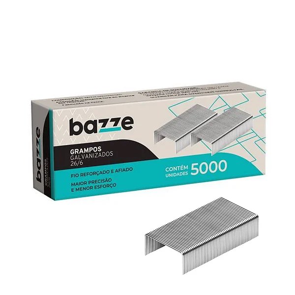 GRAMPO 26/6 GALVANIZADO C/5000 - BAZZE SUMMIT