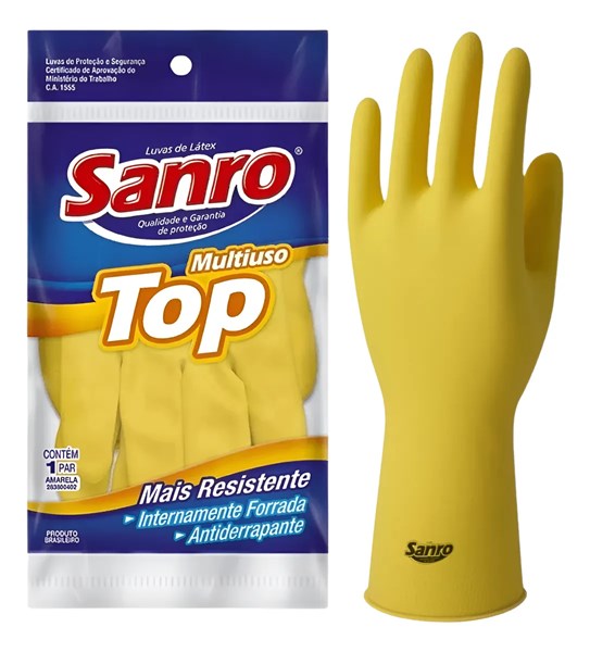 LUVA TOP SANRO TAMANHO G