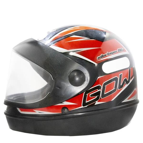 CAPACETE INTERLAGOS VERMELHO/PRETO 56 - GOW