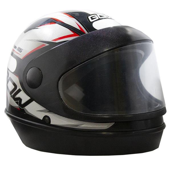 CAPACETE INTERLAGOS PRETO/PRATA 60 - GOW