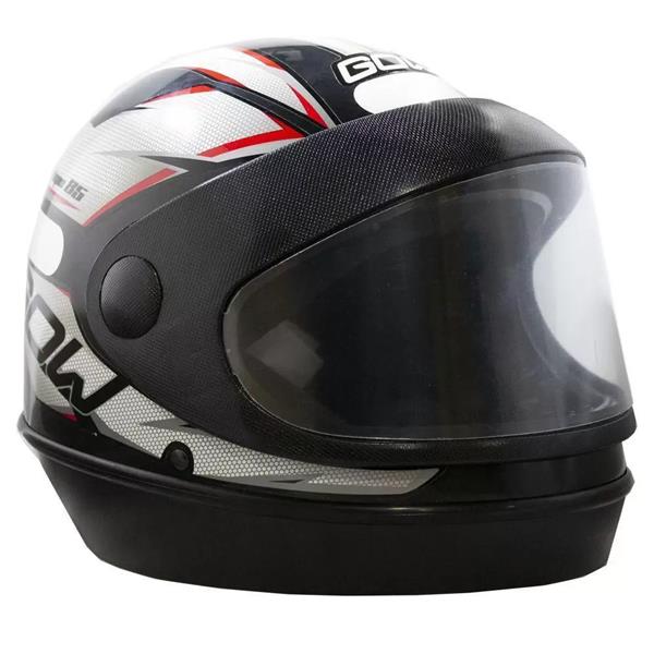 CAPACETE INTERLAGOS PRETO/PRATA 58 - GOW