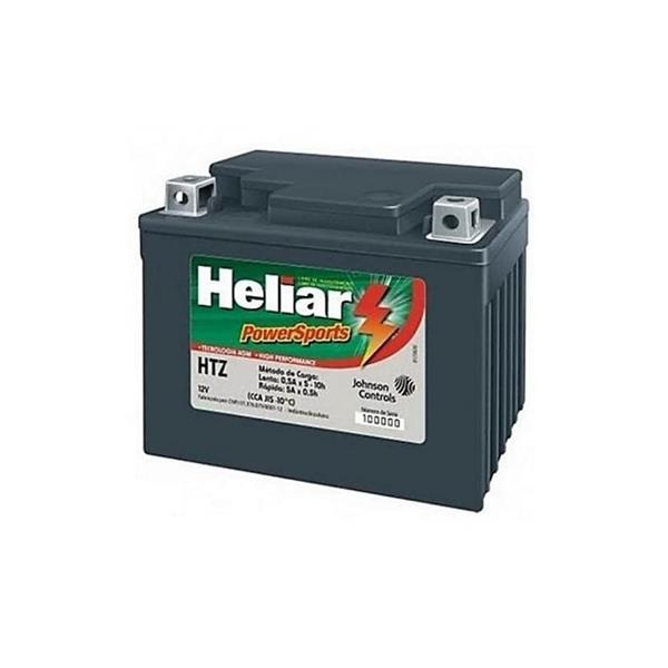 BATERIA MOTO 5AMP 12V HTZ-6L ( BASE DE TROCA) - HELIAR