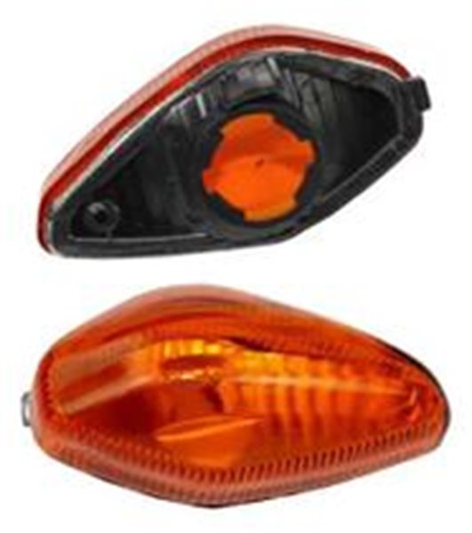 LENTE PISCA DE/TD TITAN/NXR 150/160 13/23 AMARELA - STYLU
