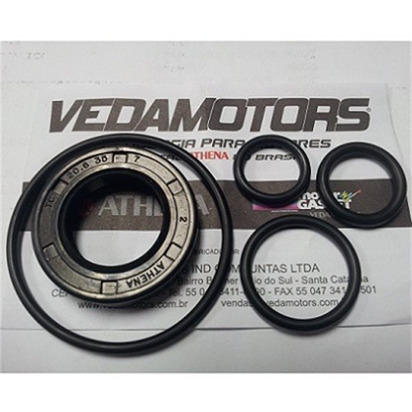 RETENTOR REPARO MESA TITAN/FAN/CG 125 79/99 (KIT C/ANEIS) - VEDAMOTORS