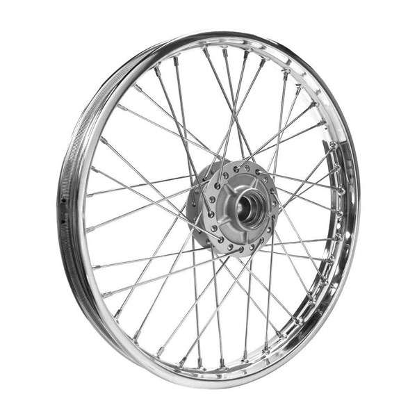 RODA MONTADA DIANT 18X160 TITAN/FAN/CG/CARGO/START 125/150/160 (FREIO TAMBOR) C/ROLAM ALINHADA - PROTORK