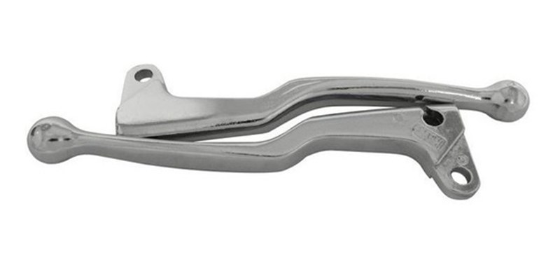 MANETE EMBREAGEM/FREIO TAMBOR NXR/BROS 125/150 ES/KS CROMADA (PAR) - PROTEC