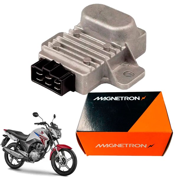 REGULADOR RETIFICADOR VOLTAGEM TITAN/FAN/CG 150 04/08 FAN 125 09/13/NXR/BROS 150 06/08 NXR125 13/15 BIZ100 12/15 - SANSCO