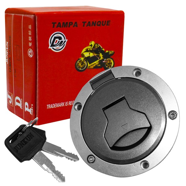 TAMPA TANQUE COMBUSTIVEL TITAN/FAN/CG/CARGO/START 125/150/160 16/23 BROS/NXR 160 XRE 190 CB250F/XRE300 16/23 - SANSCO