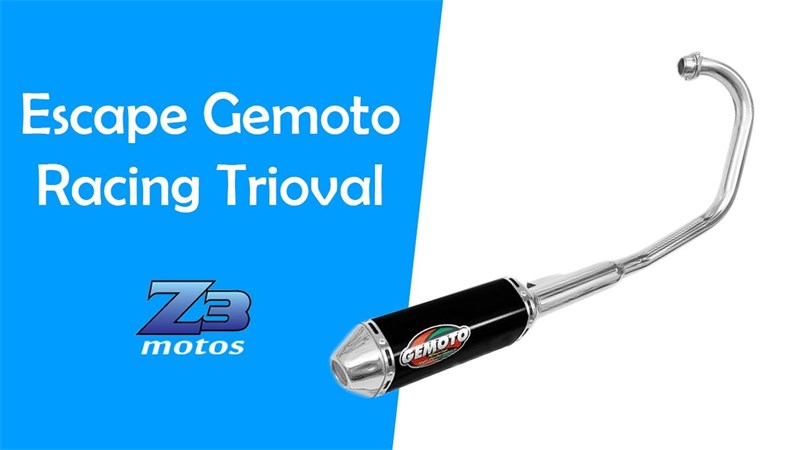 ESCAPAMENTO RACING FAN 125 09/15 CROMADO - GEMOTO