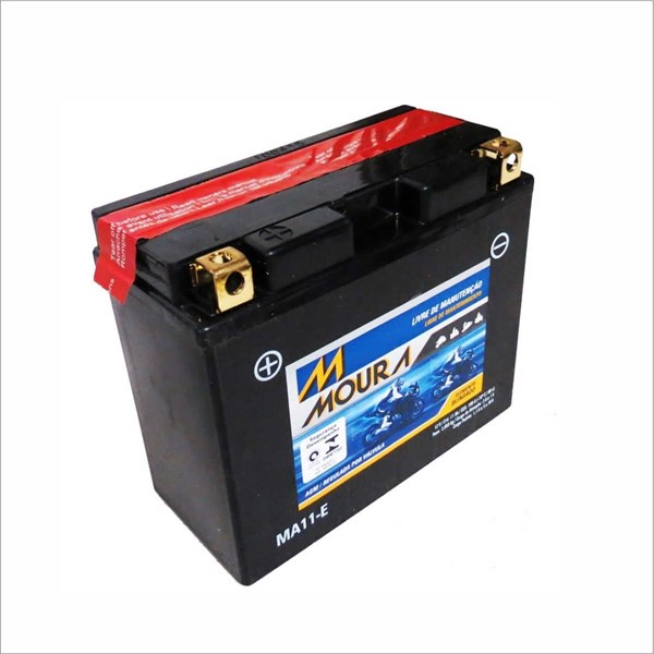BATERIA MOTO 9AMP (MA9-E) 12V CX ALTA (A BASE DE TROCA) - MOURA
