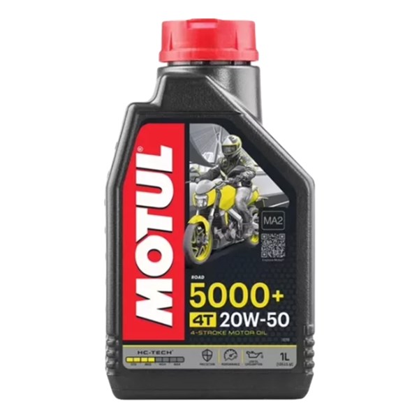 OLEO MOTO SEMISSINTÉTICO 20W50 5000+ 4T 1 LITRO - MOTUL
