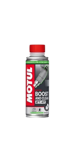 LIQUIDO PARA LIMPEZA DE BICO INJETORES MOTO BOOST AND CLEAN 200ML - MOTUL