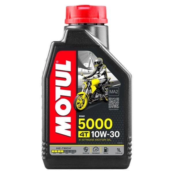 OLEO MOTO SEMISINTETICO 10W30  5000+  4T 1L - MOTUL