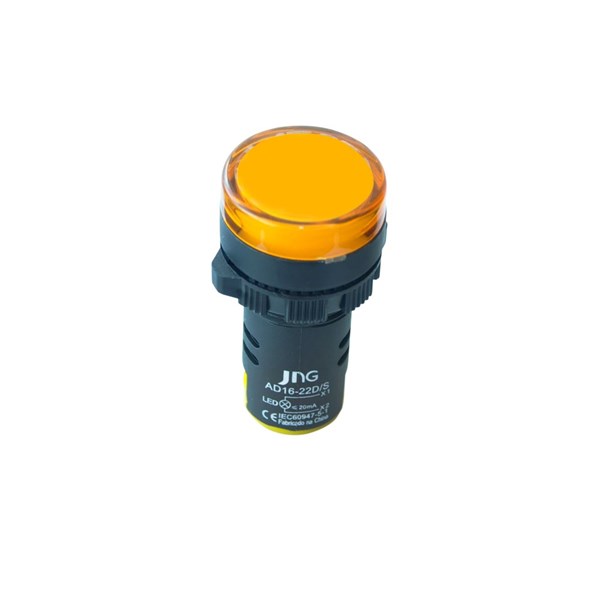SINALEIRO JNG "LED" PLASTICO AD16-22 220V LARANJA 52072