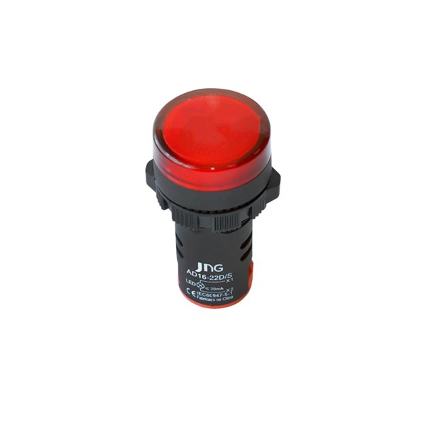 SINALEIRO JNG "LED" PLASTICO AD16-22 220V VERMELHO 52071