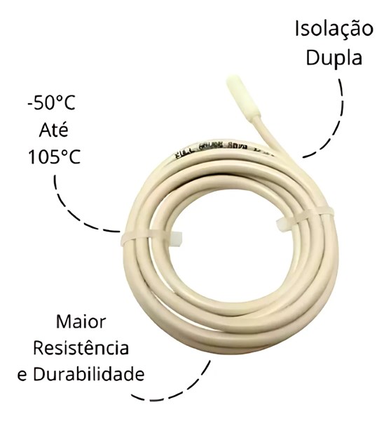 CABO SENSOR DE TEMPERATURA 2M 