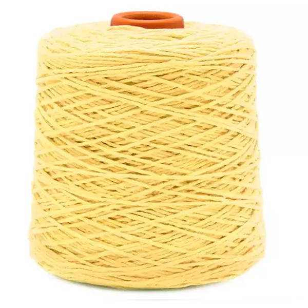 Barbante Euroroma 600g 4/8 - 400 Amarelo Bebe