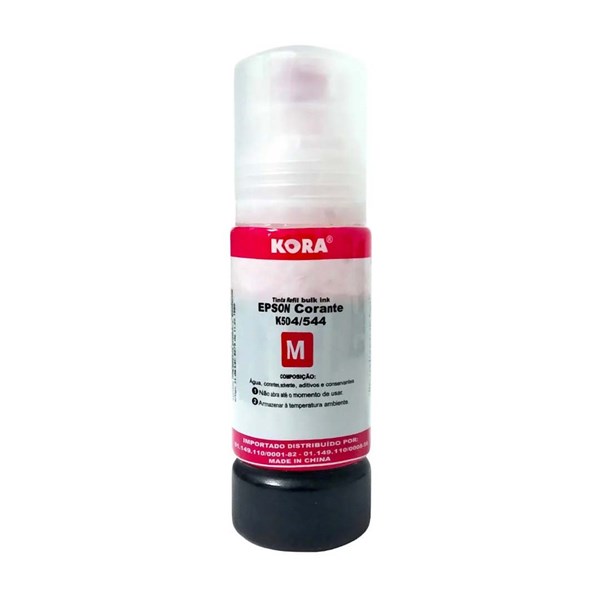 Refil Compatível com Epson 504 544 Magenta Kora 70ml