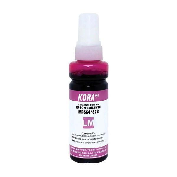 Refil Compatível com Epson 673 Magenta Light Kora 100ml
