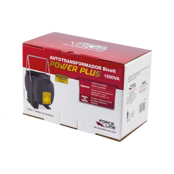 Autotransformador Force Line 1500VA Bivolt POWER PLUS