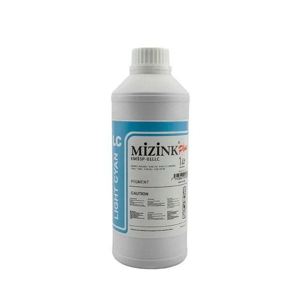 Tinta para Epson Corante EMU08P-01LC Ciano Mizink 1litro