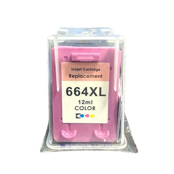 Cartucho Compatível com HP 664XL 664 Colorido Microjet 12ml