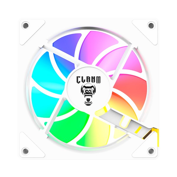 Coooler Fan Nive ARGB Branco 3PIN Clanm