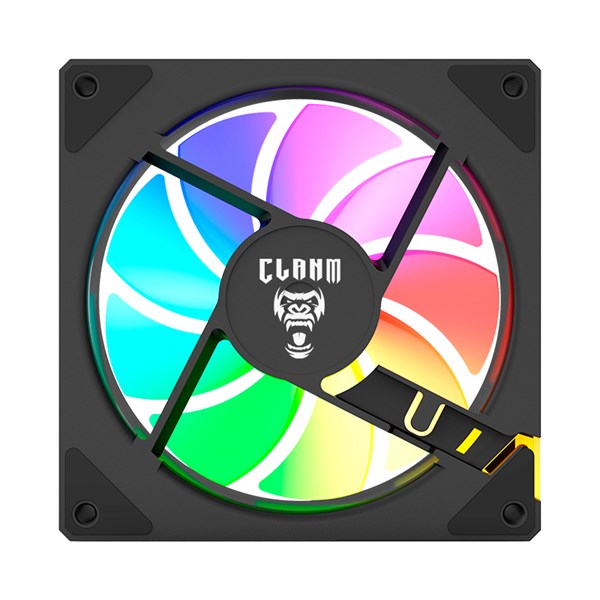 Coooler Fan Nive ARGB Preto 3PIN Clanm